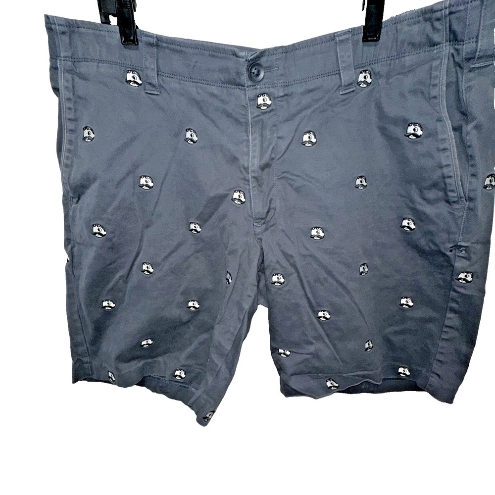 Under Armour National Bohemian Mr. Boh Beer Print Shorts Mens Size 40 Stretch